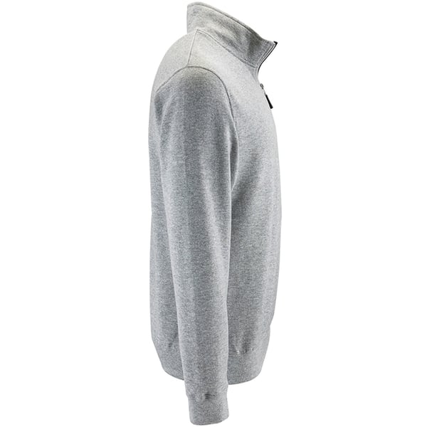 SOLS Herre Stan Sweatshirt med kontrast lynlås i halsen