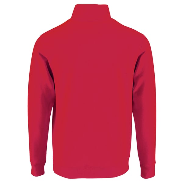 SOLS Herre Stan Sweatshirt med kontrast lynlås i halsen