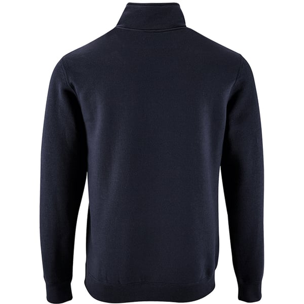 SOLS Herre Stan Sweatshirt med kontrast lynlås i halsen