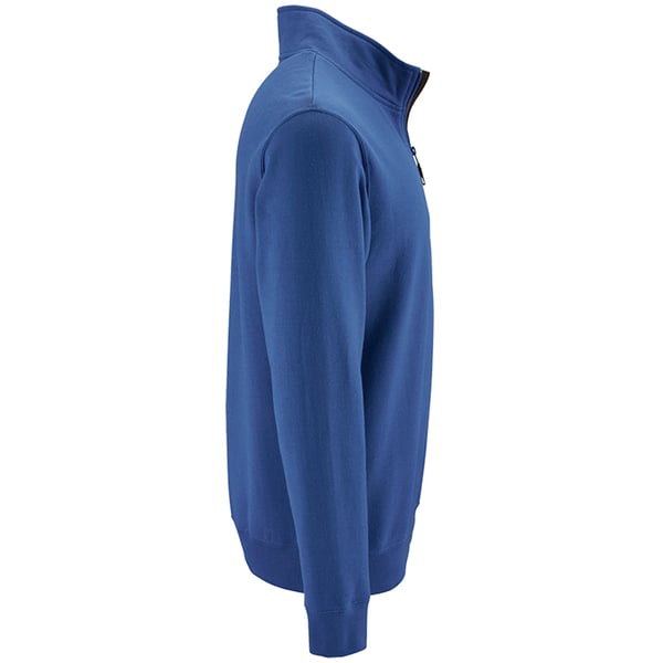 SOLS Herre Stan Sweatshirt med kontrast lynlås i halsen