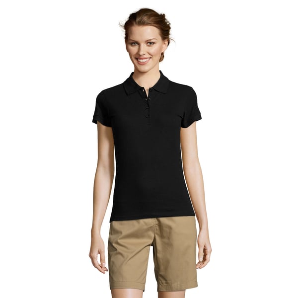SOLS Womens/Ladies People Pique Short-Sleeved Polo Shirt