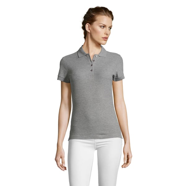 SOLS Womens/Ladies People Pique Short-Sleeved Polo Shirt