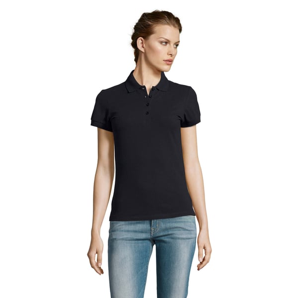 SOLS Womens/Ladies People Pique Short-Sleeved Polo Shirt