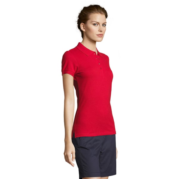 SOLS Womens/Ladies People Pique Short-Sleeved Polo Shirt