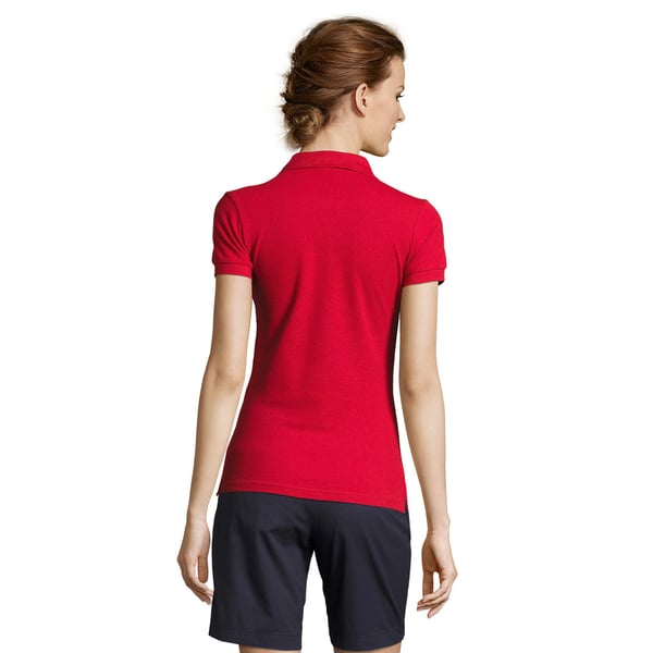SOLS Womens/Ladies People Pique Short-Sleeved Polo Shirt