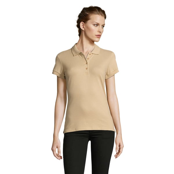 SOLS Womens/Ladies People Pique Short-Sleeved Polo Shirt