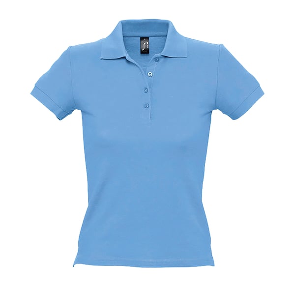 SOLS Womens/Ladies People Pique Short-Sleeved Polo Shirt