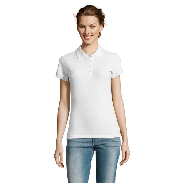SOLS Womens/Ladies People Pique Short-Sleeved Polo Shirt