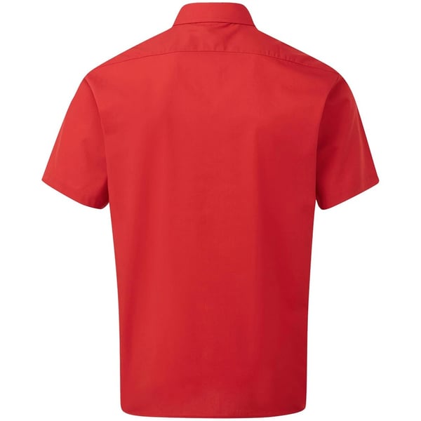 Premier Mens Short Sleeve Poplin Shirt