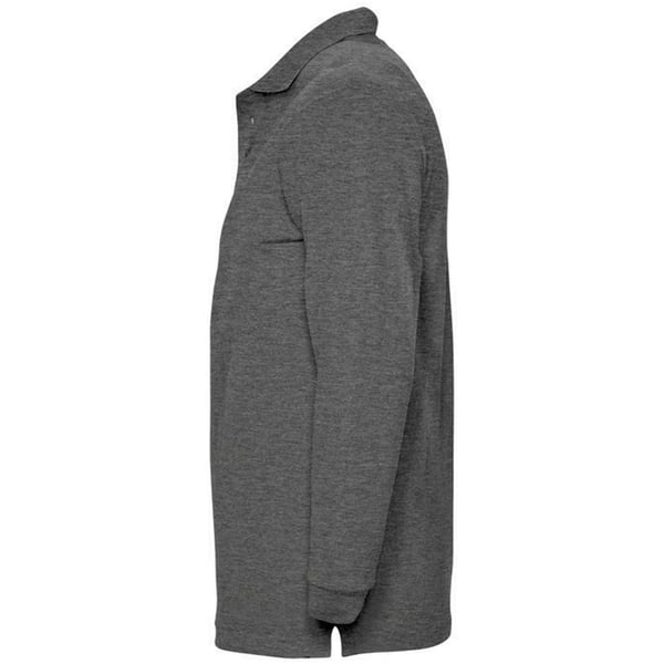 SOLS Mens Winter II Long Sleeve Pique Cotton Polo Shirt