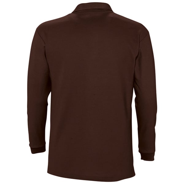 SOLS Mens Winter II Long Sleeve Pique Cotton Polo Shirt