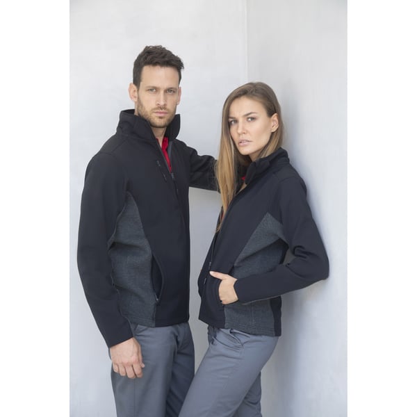 Henbury Aikuisten Unisex Kontrasti Soft Shell -takki