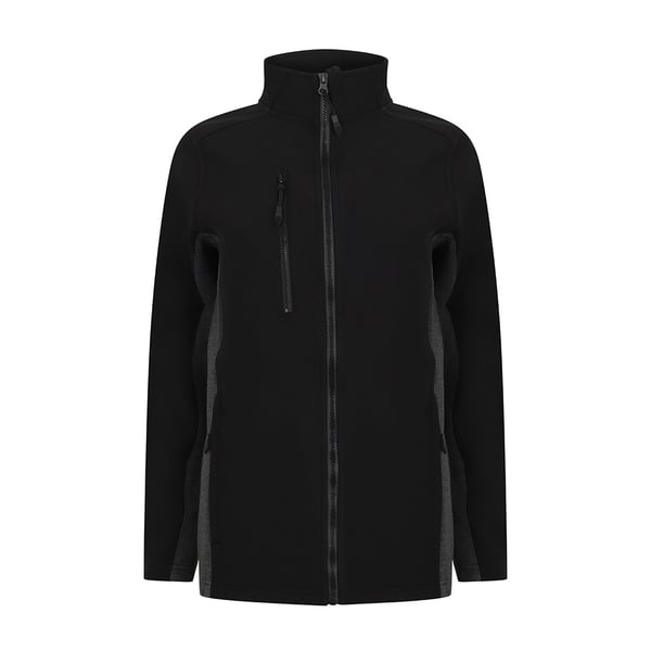 Henbury Voksne Unisex kontrast softshelljakke med kontrastfarve