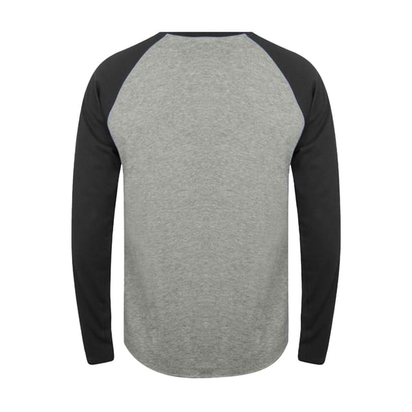Tee Jays Mens Long Sleeve Baseball T-Shirt