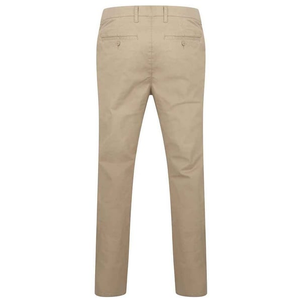 Henbury Mens Stretch Flex Waistband Chino Trousers
