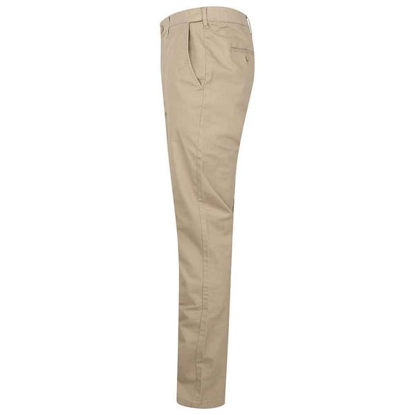 Henbury Mens Stretch Flex Waistband Chino Trousers