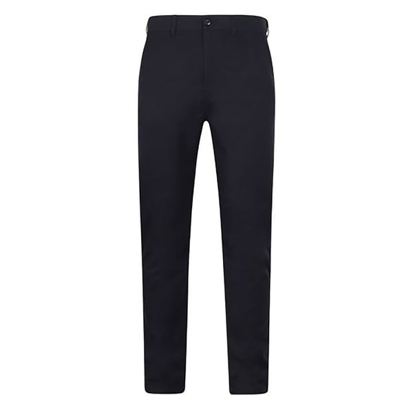 Henbury Mens Stretch Flex Waistband Chino Trousers