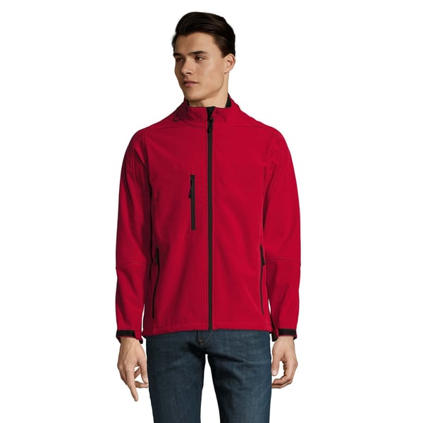 SOLS Mens Relax Soft Shell Jacket (Breathable, Windproof And Water Resistant)