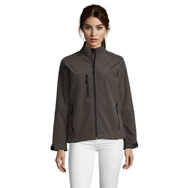 SOLS Womens/Ladies Roxy Soft Shell Jacket (Breathable, Windproof And Water Resistant)