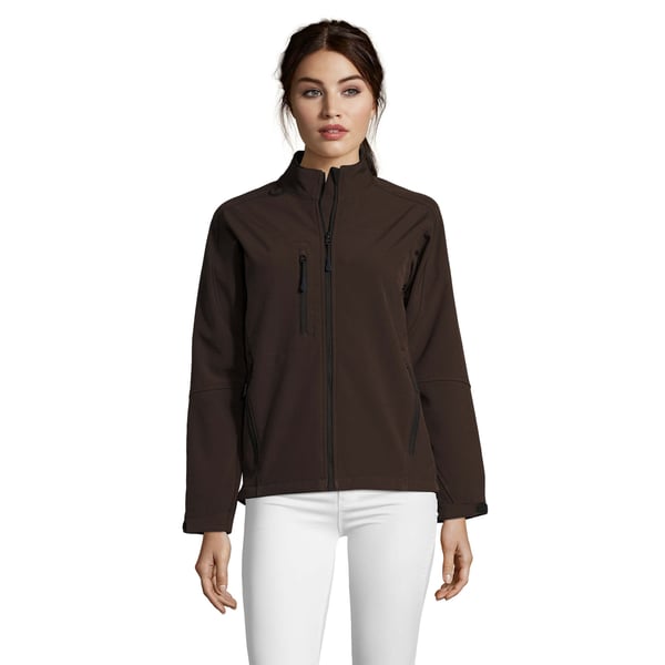 SOLS Womens/Ladies Roxy Soft Shell Jacket (Breathable, Windproof And Water Resistant)