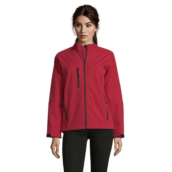 SOLS Womens/Ladies Roxy Soft Shell Jacket (Breathable, Windproof And Water Resistant)