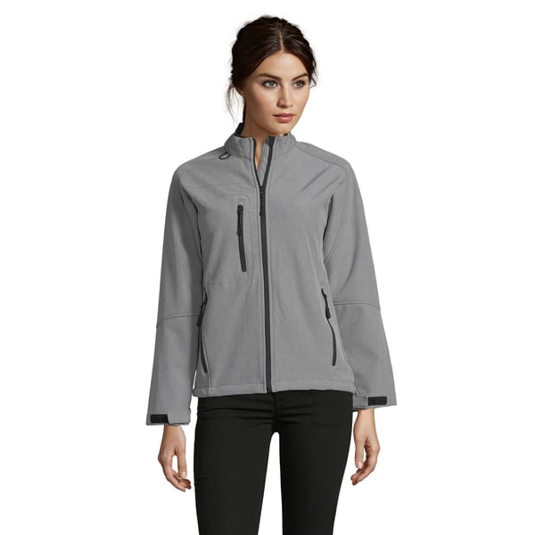 SOLS Womens/Ladies Roxy Soft Shell Jacket (Breathable, Windproof And Water Resistant)