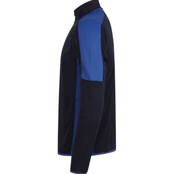 Finden & Hales Mens Contrast Zip Neck Midlayer Top