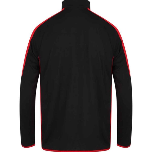 Finden & Hales Mens Contrast Zip Neck Midlayer Top