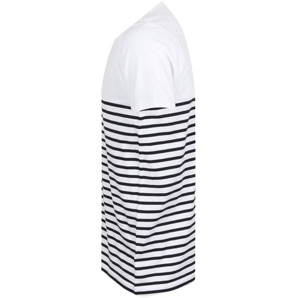 Front Row Adults Unisex Breton Striped T-Shirt