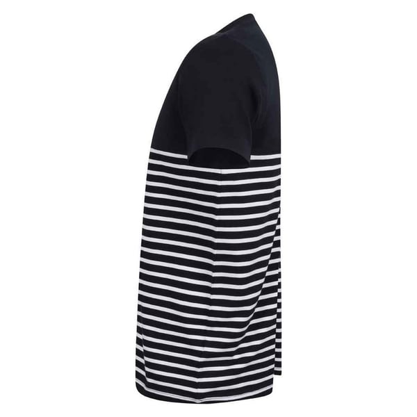 Front Row Adults Unisex Breton Striped T-Shirt