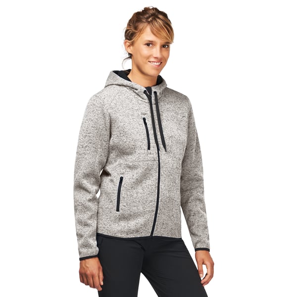 Proact Womens/Ladies Heather Hooded Jacket