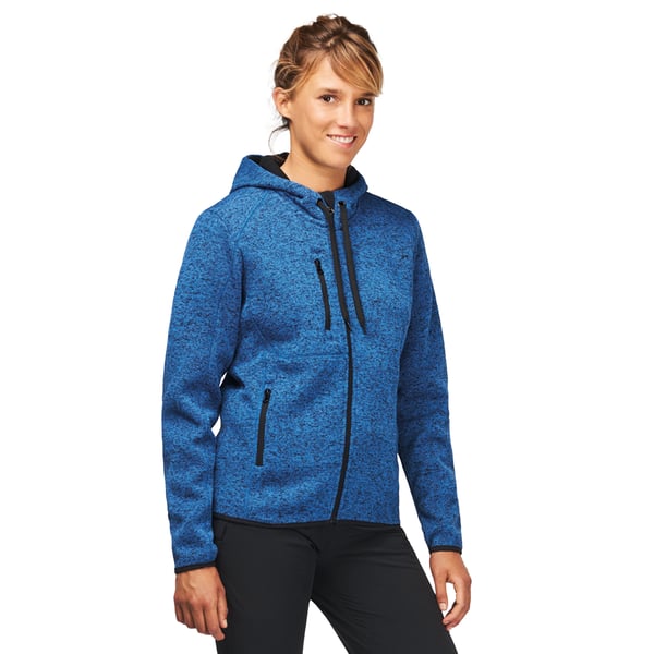 Proact Womens/Ladies Heather Hooded Jacket