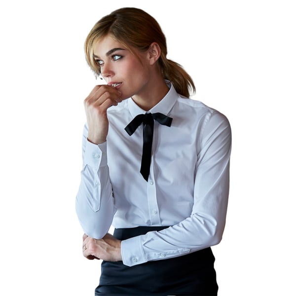 Tee Jays Womens/Ladies Stretch Luxury Long Sleeve Poplin Shirt