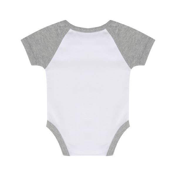 Larkwood Baby Boys/Girls Essential Short Sleeve Baseball Bodysuit