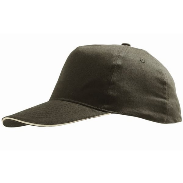 SOLS Unisex Sunny 5-paneelinen lippalakki
