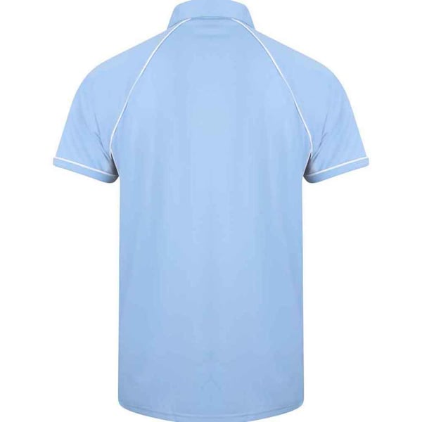 Finden And Hales Mens Performance Piped Polo Shirt
