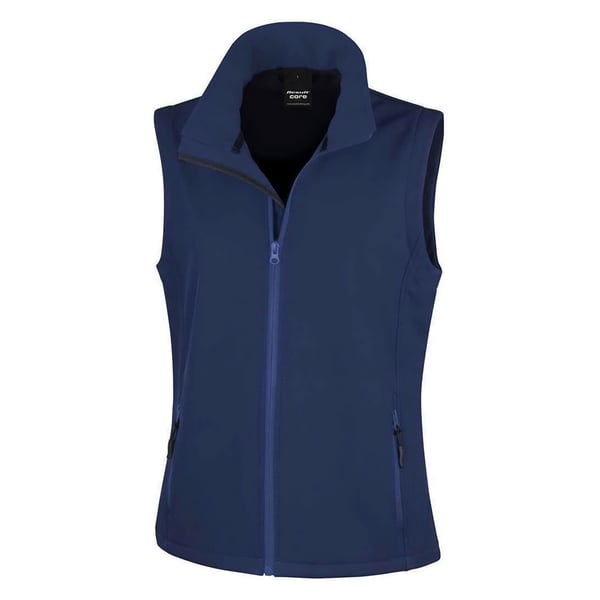 Result Womens/Ladies Core Printable Soft Shell Bodywarmer