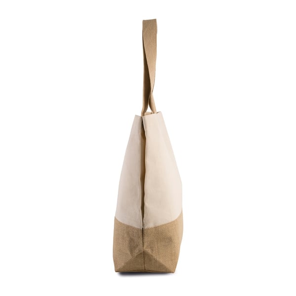 Kimood Canvas And Jute Shopper Bag