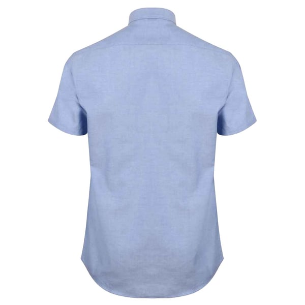Henbury Mens Modern Short Sleeve Oxford Shirt