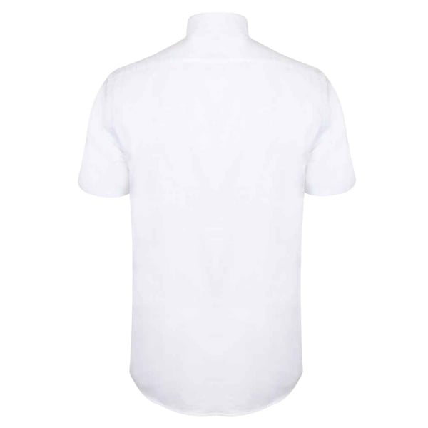 Henbury Mens Modern Short Sleeve Oxford Shirt
