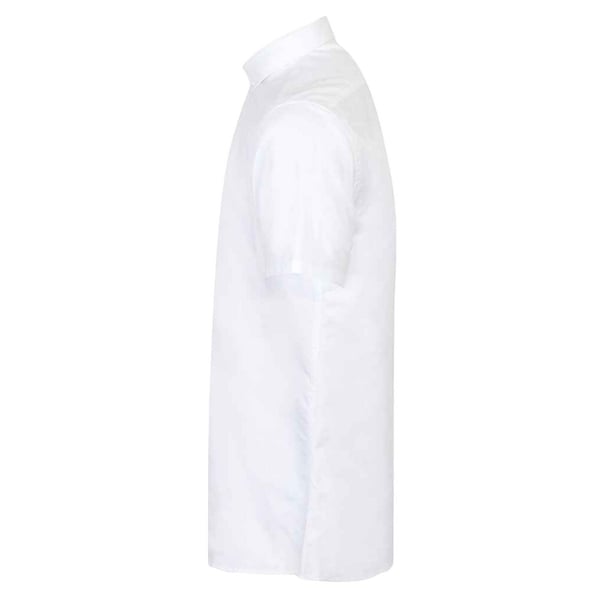 Henbury Mens Modern Short Sleeve Oxford Shirt