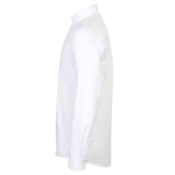 Henbury Mens Modern Long Sleeve Slim Fit Oxford Shirt