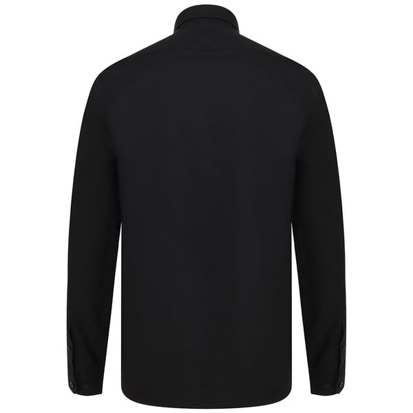Henbury Mens Modern Long Sleeve Oxford Shirt