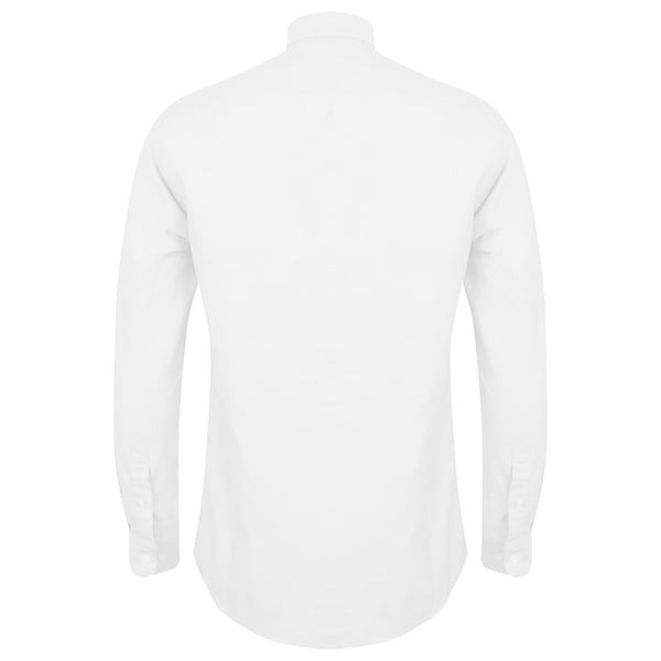 Henbury Mens Modern Long Sleeve Oxford Shirt