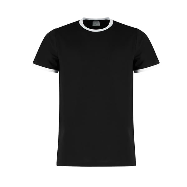 Kustom Kit Fashion Fit Ringer T-shirt til mænd