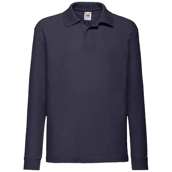 Fruit Of The Loom Lasten pitkähihainen pikeepaita