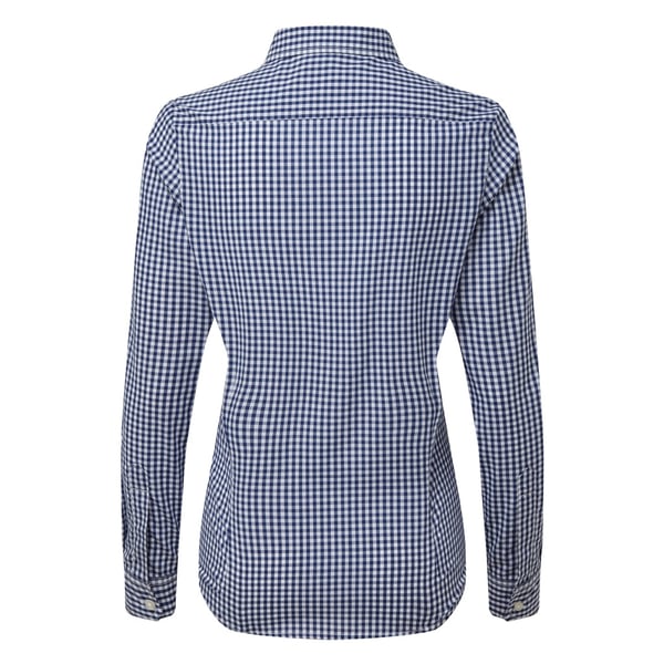 Premier Womens/Ladies Maxton Check Long Sleeve Shirt