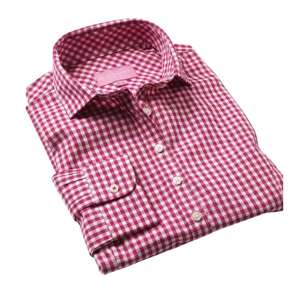 Brook Taverner Womens/Ladies Kansas Gingham Long Sleeve Shirt