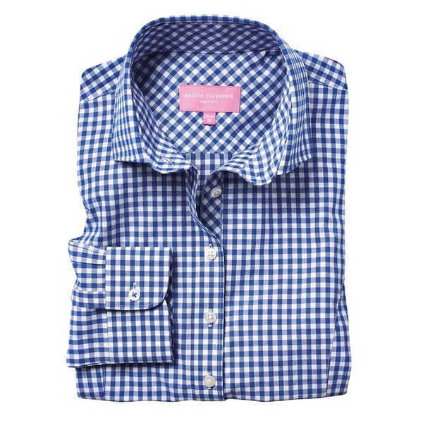 Brook Taverner Womens/Ladies Kansas Gingham Long Sleeve Shirt