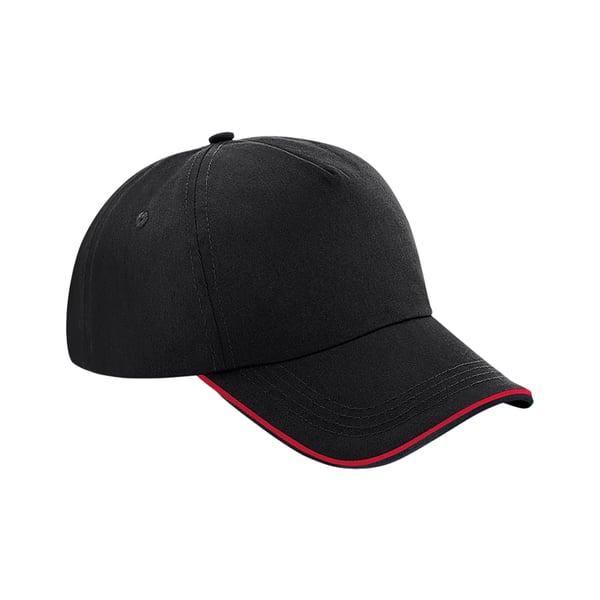 Beechfield Authentic Piped 5-panels keps